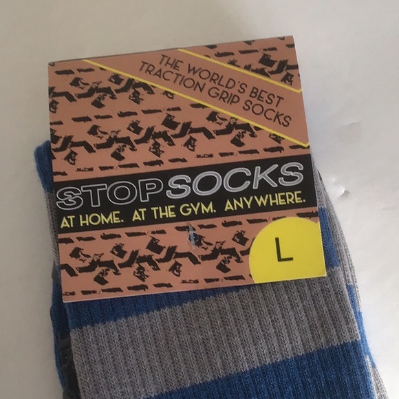 STOP SOCKS TRACTION GRIP SOCKS NWT LARGE - Picture 6 of 10